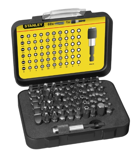 Stanley Bitset Expert Pro 1/4" met Bithouder (61-delig)