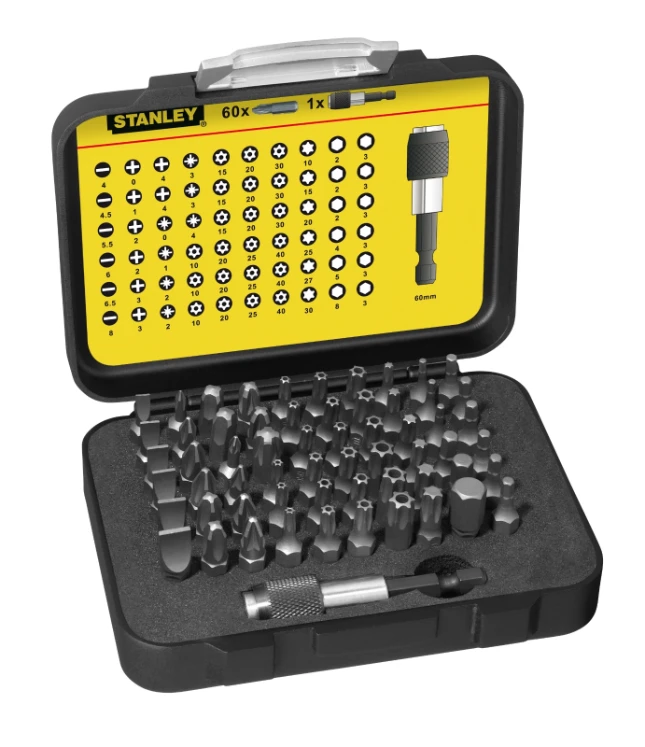 Stanley Bitset Expert Pro 1/4" met Bithouder (61-delig)