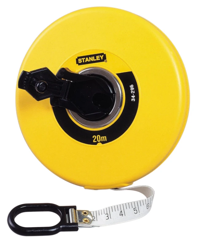 Stanley Landmeter fiberglas 20m - 12,7mm