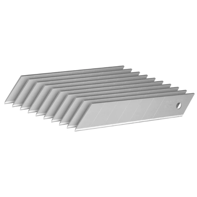 Stanley Afbreekmesjes 25 mm op kaart (10 stuks)
