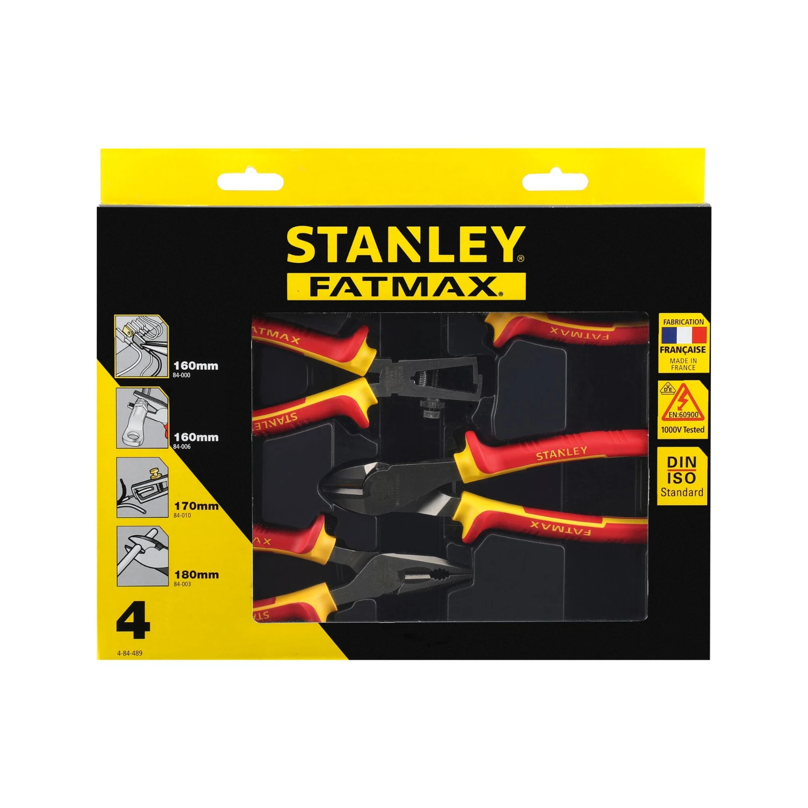 Stanley Tangenset VDE 4-delig