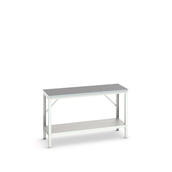 bott Verso verstelbare 1500x600x780-930mm Lino RAL 7035