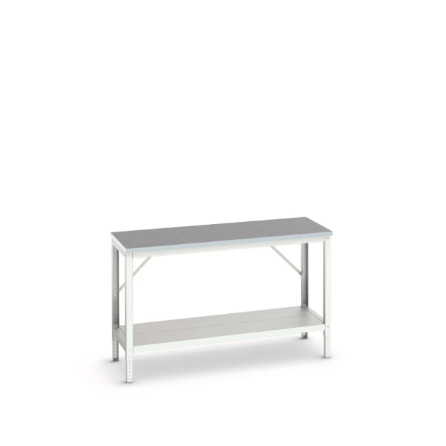 bott Verso verstelbare 1500x600x780-930mm Lino RAL 7035