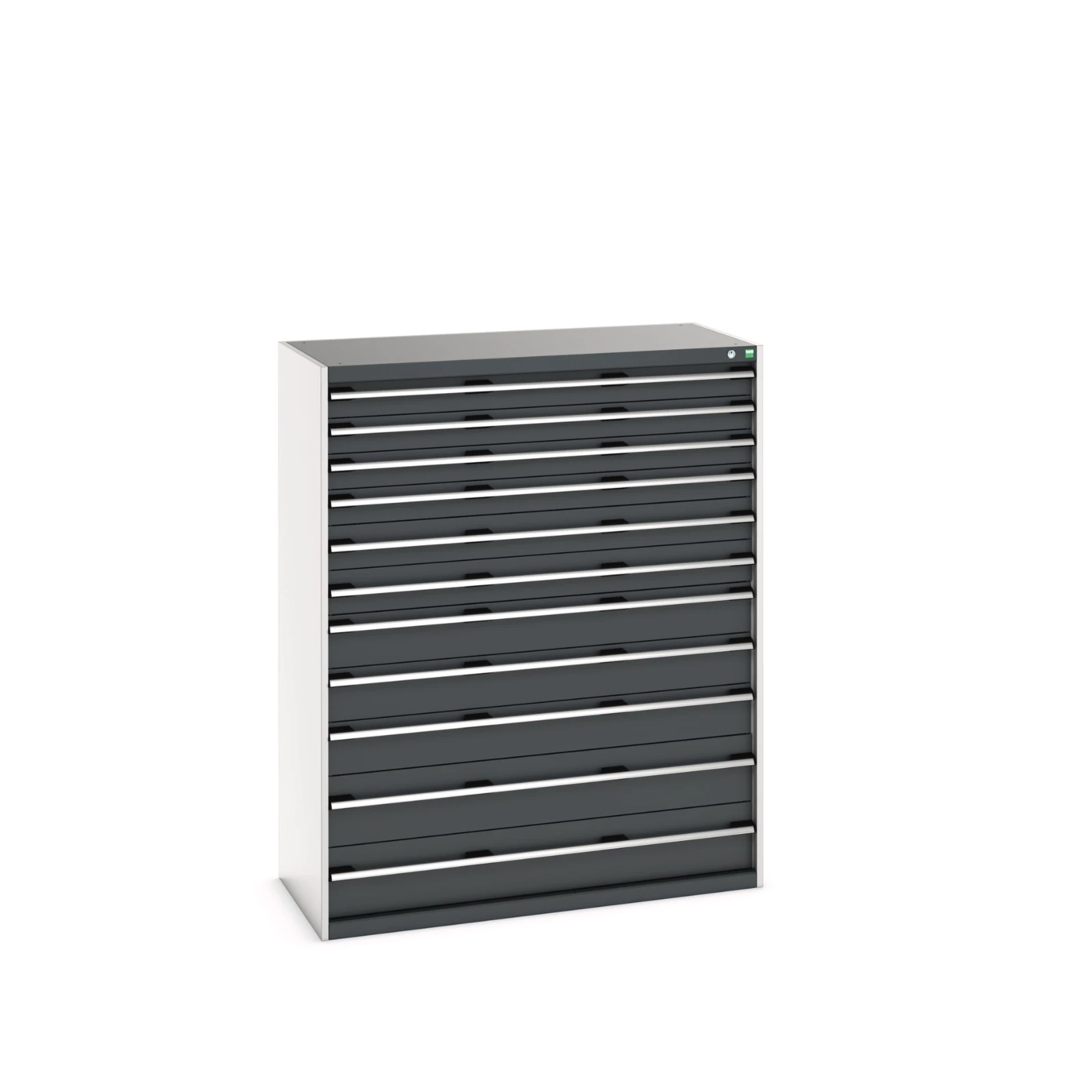 bott Cubio schuifladenkast 11 laden hoogte 1600 mm RAL 7016