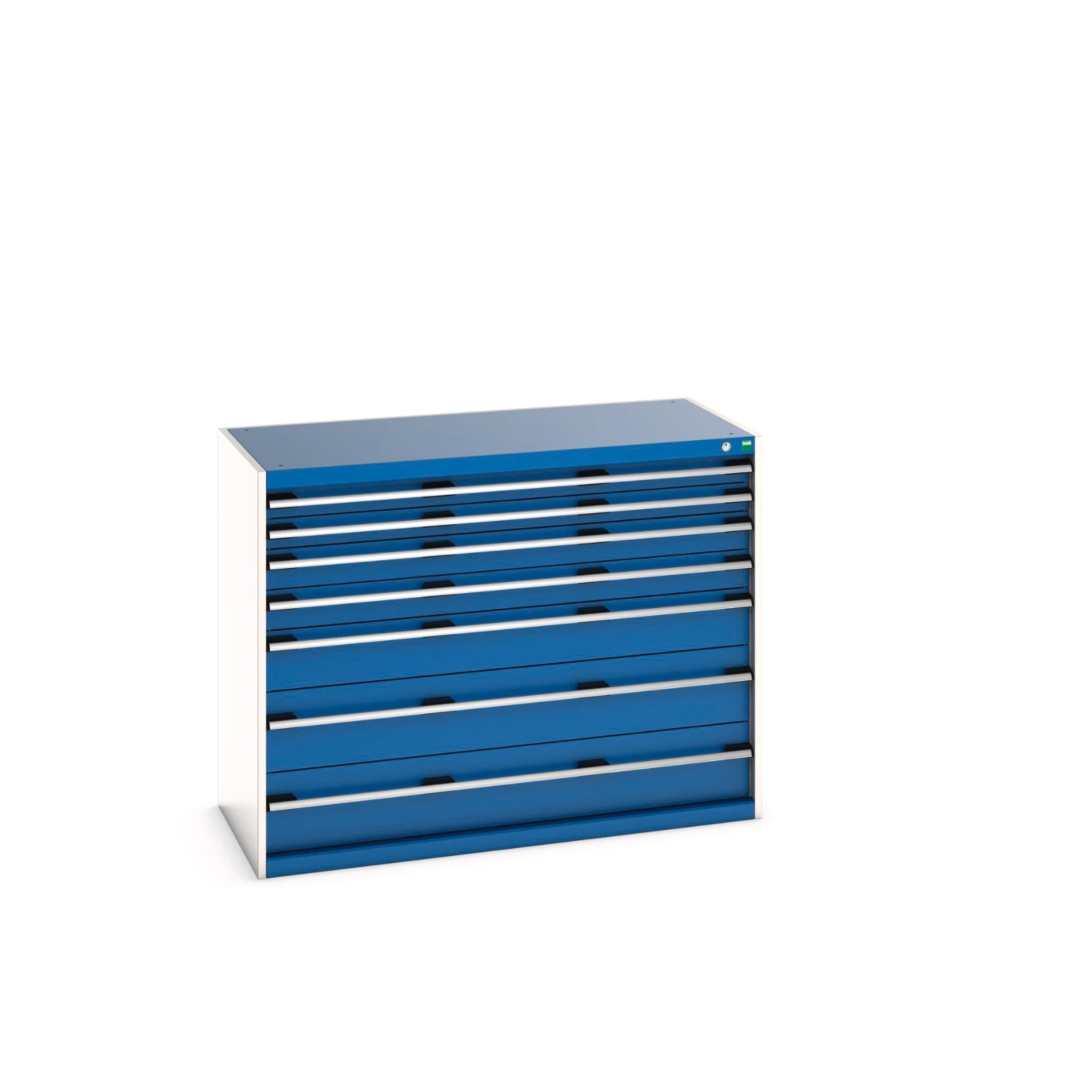 bott Cubio schuifladenkast 7 laden hoogte 1000 mm RAL 5010