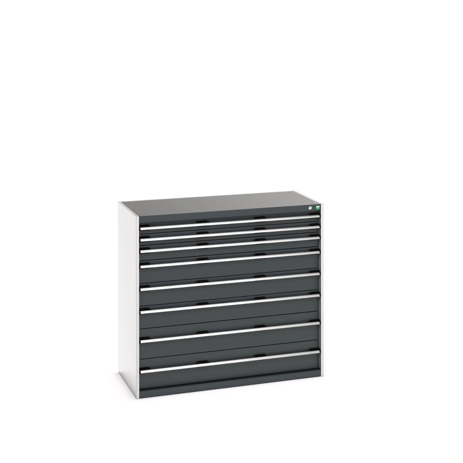 bott Cubio schuifladenkast 8 laden hoogte 1200 mm RAL 7016