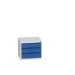 bott Verso schuifladenkast 525x550x450mm 1 lade RAL 5010