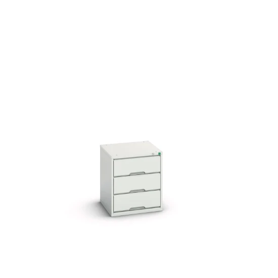 bott Verso schuifladenkast 525x550x600mm 3 laden RAL 7035
