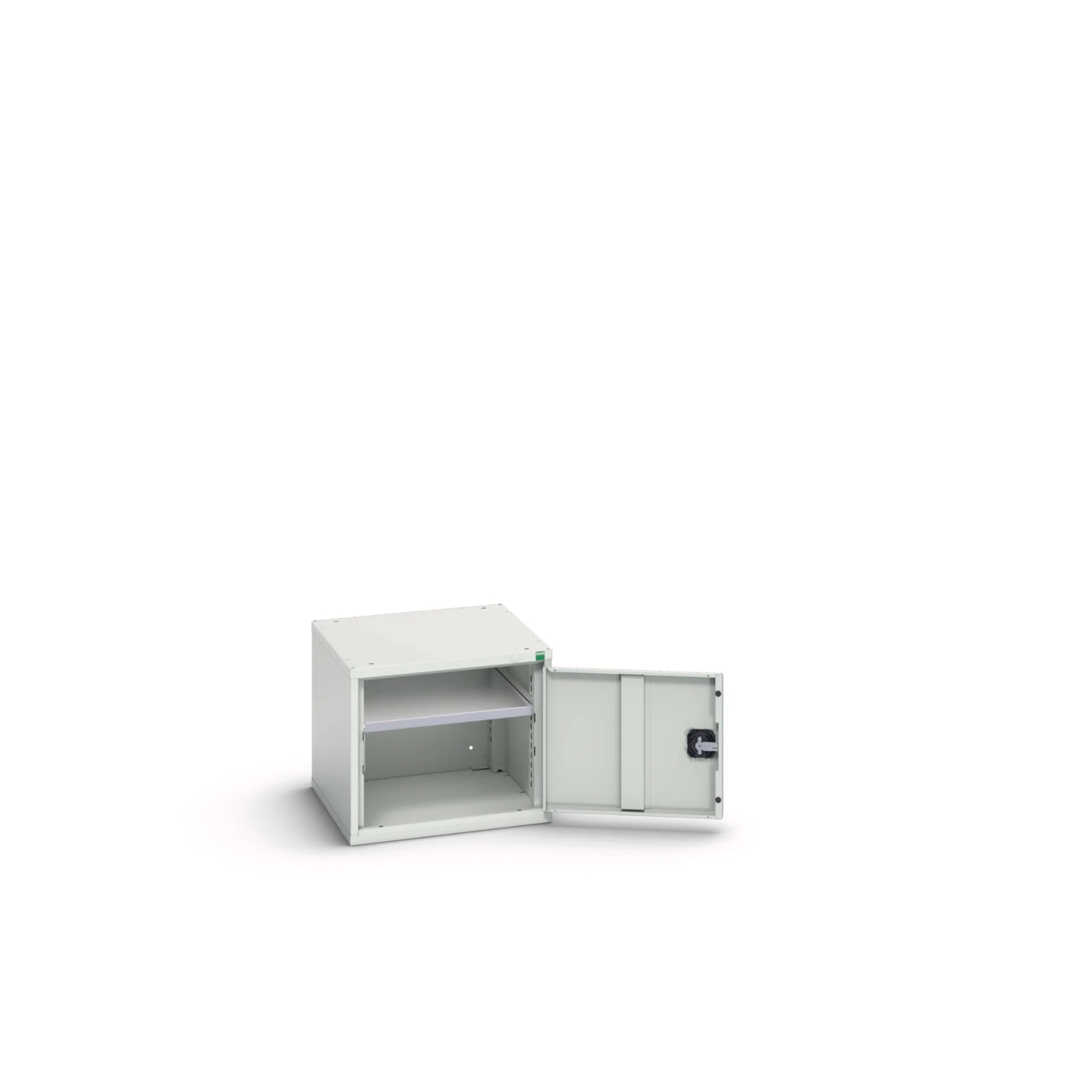 bott Verso systeemkast 525x550x450mm 1 legbord 1 deur RAL 7035