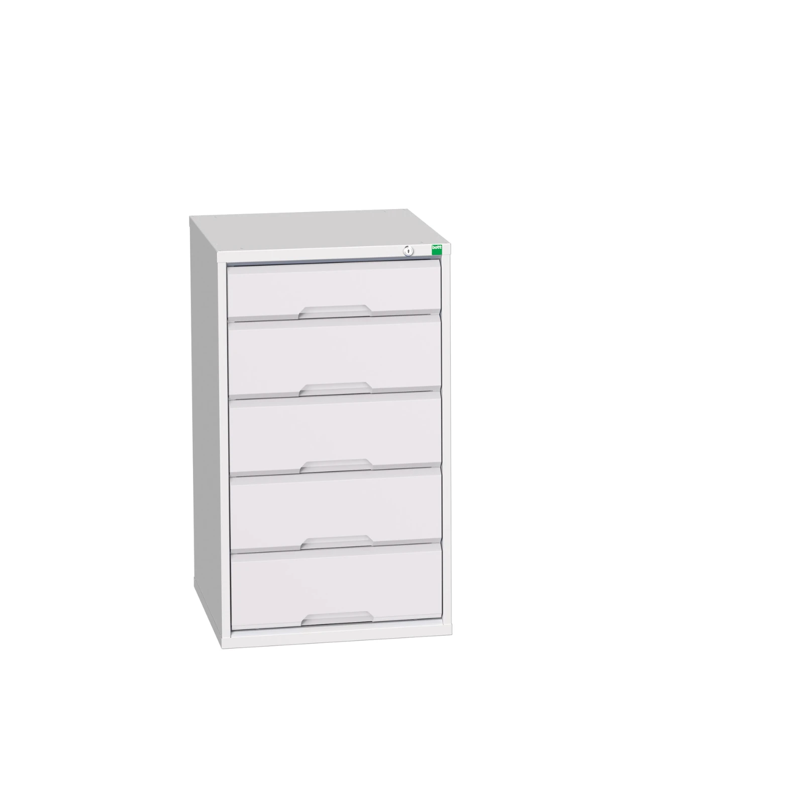 bott Verso schuifladenkast 525x550x900mm 5 laden RAL 7035