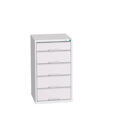 bott Verso schuifladenkast 525x550x900mm 5 laden RAL 7035