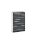 bott Cubio schuifladenkast hoogte 1600 mm 9 laden RAL 7016