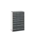 bott Cubio schuifladenkast 9 laden hoogte 1600 mm RAL 7016