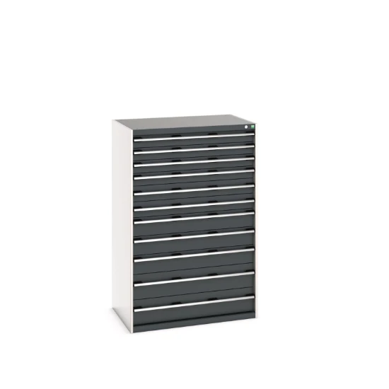bott Cubio schuifladenkast 11 laden hoogte 1600 mm RAL 7016
