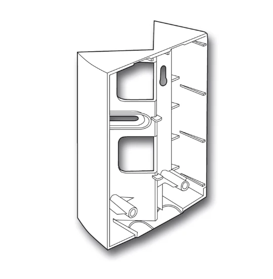 Steinel Supp. mural angle EWH 05 blc pour SensIQ