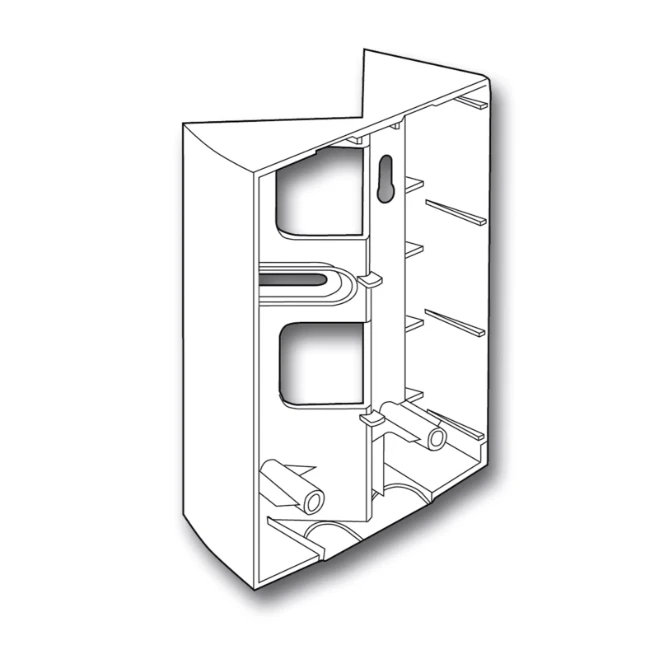 Steinel Supp. mural angle EWH 05 blc pour SensIQ
