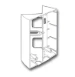 Steinel Supp. mural angle EWH 05 blc pour SensIQ