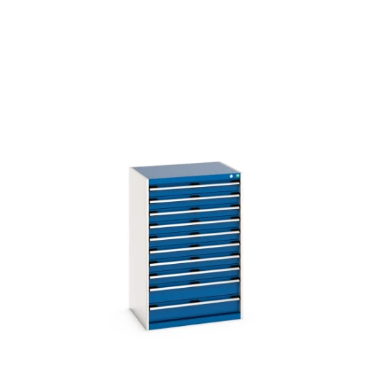 bott Cubio schuifladenkast hoogte 1200 mm 10 laden RAL 5010