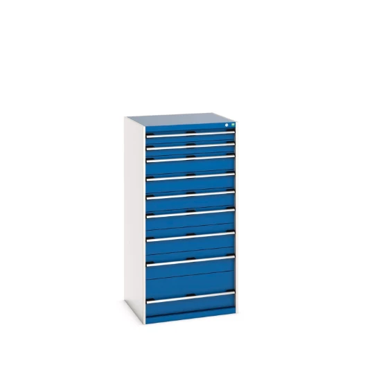 bott Cubio schuifladenkast 9 laden hoogte 1600 mm RAL 5010