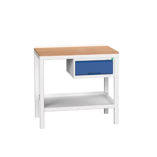 bott Verso zware werkbank 1 ladekast Multiplex 1000x600x930mm RAL 5010