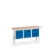 bott Verso verstelbare werkbank 1750x600x830-930mm 9 laden Multiplex RAL 5010