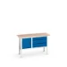 bott Verso verstelbare werkbank 1500x600x830-930mm 3 laden 1 deur Multiplex RAL 5010