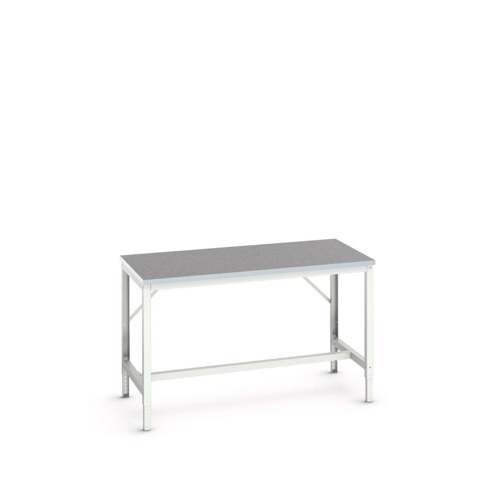 bott Verso verstelbare werkbank 1500x800x780-930mm Linoleum top RAL 7035