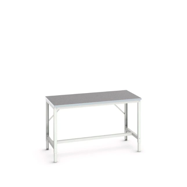 bott Verso verstelbare werkbank 1500x800x780-930mm Linoleum top RAL 7035