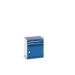 bott Cubio schuifladenkast hoogte 700 mm 2 laden + deur RAL 5010