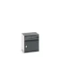 bott Cubio schuifladenkast hoogte 700 mm 2 laden + deur RAL 7016