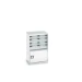 bott Cubio schuifladenkast hoogte 1000 mm 4 laden + deur RAL 7035