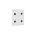 bott Perfo adapter 1 v. pl-halterung voor 1 sleuf ral 7035