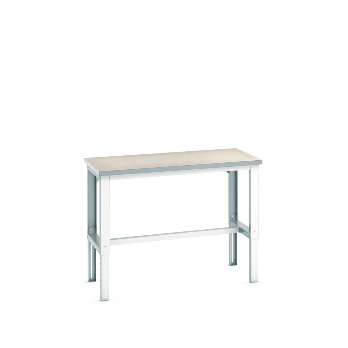 bott cubio établi réglable 1500x750x740-1140mm lino ral 7035