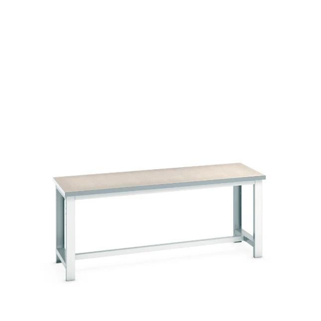 bott cubio établi 2000x750x840mm lino top ral 7035 