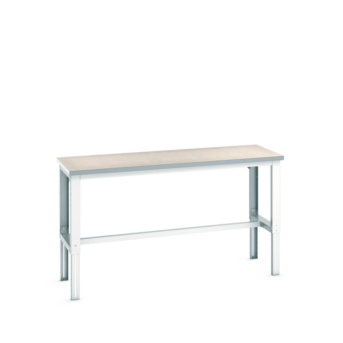 bott Cubio verstelbare werkbank 2000x750x740-1140mm Linoleum RAL 7035