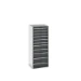 bott Cubio schuifladenkast hoogte 1600 mm 11 laden RAL 7016