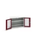 bott Verso systeemkast 1050x550x800mm 2 legborden 2 raamdeuren RAL 3004