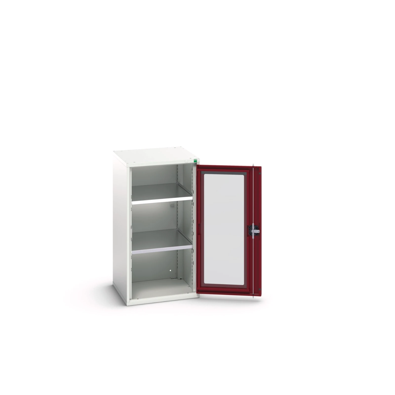 bott Verso systeemkast 525x550x1000mm 2 legborden 1 deur RAL 3004