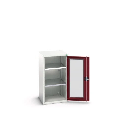 bott Verso systeemkast 525x550x1000mm 2 legborden 1 deur RAL 3004