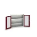 bott Verso systeemkast 1050x350x1000mm 2 legborden 2 raamdeuren RAL 3004