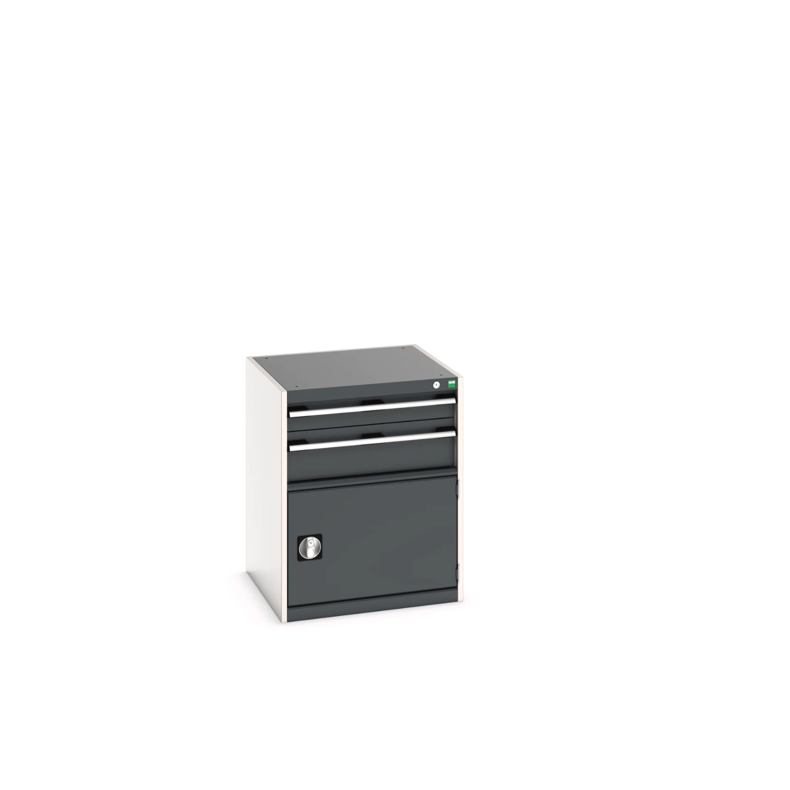 bott Cubio schuifladenkast hoogte 800 mm RAL 7016