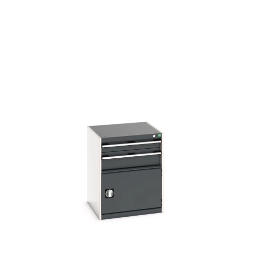 bott Cubio schuifladenkast hoogte 800 mm RAL 7016