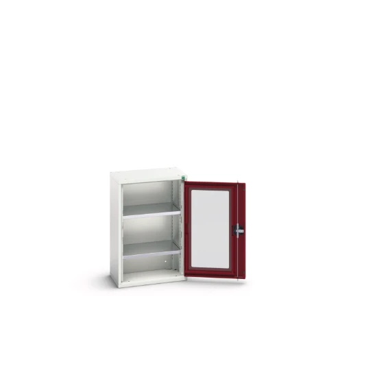 bott Verso systeemkast 525x350x800mm 2 legborden 1 deur RAL 3004