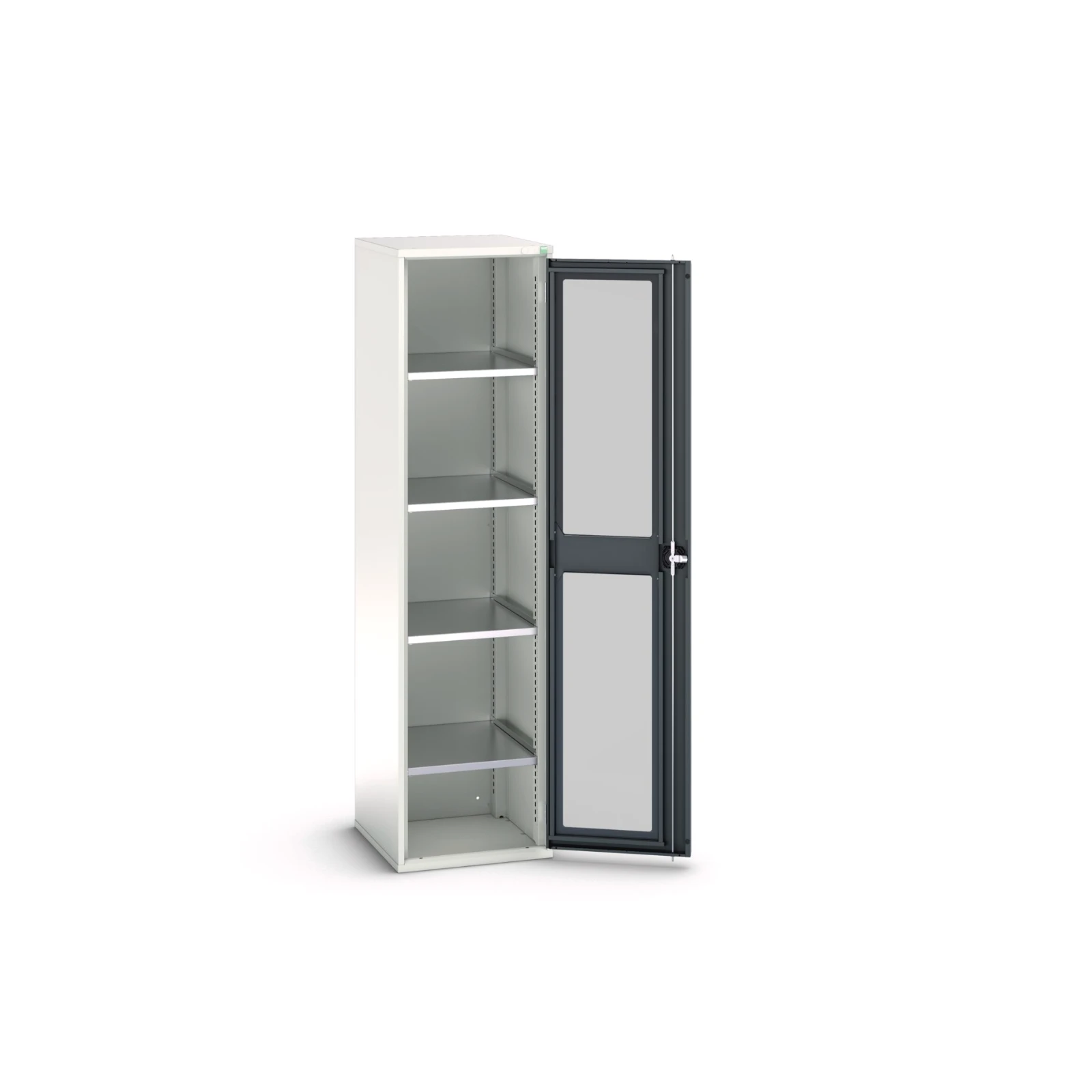 bott Verso systeemkast 525x550x2000mm 4 legborden 1 deur RAL 7016