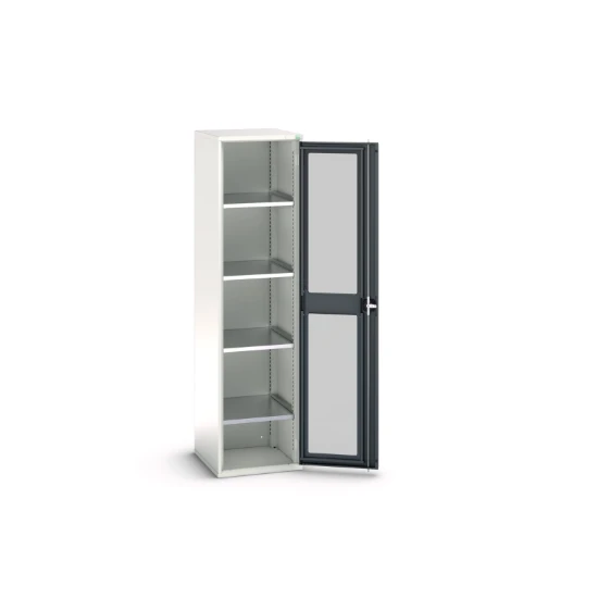 bott Verso systeemkast 525x550x2000mm 4 legborden 1 deur RAL 7016