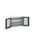 bott Verso systeemkast 1050x350x800mm 2 legborden 2 raamdeurenn RAL 7016