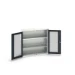 bott Verso systeemkast 1050x350x1000mm 2 legborden 2 raamdeuren RAL 7016