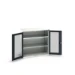 bott Verso systeemkast 1050x550x1000mm 2 legborden 2 raamdeuren RAL 7016