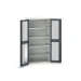 bott Verso systeemkast 1050x550x2000mm 4 legborden 2 raamdeuren RAL 7016