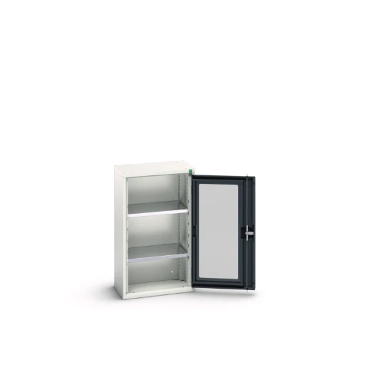 bott Verso systeemkast 525x350x900mm 2 legborden 1 deur RAL 7016
